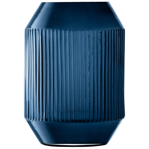 LSA - Rotunda Lantern/Vase H26cm Sapphire Home & Kitchen