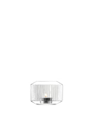 LSA - Rotunda Tealight Holder/Vase H7cm Clear Home & Kitchen