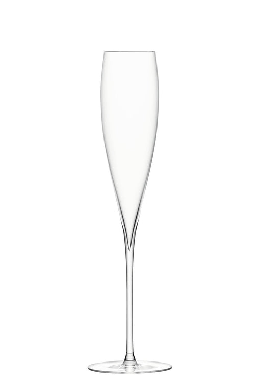LSA - Savoy Champagne Flute 200ml Clear x 2 Home & Kitchen