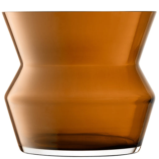 LSA - Sculpt Vase/Lantern H23cm Cognac Home & Kitchen