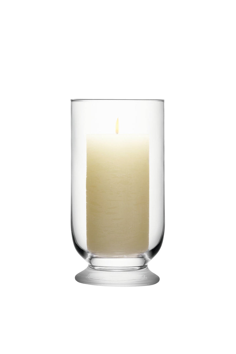 LSA - Terrace Storm Lantern H23cm Clear Home & Kitchen