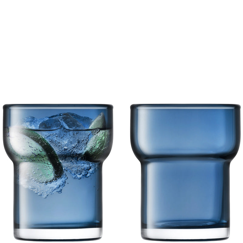 LSA - Utility Tumbler 300ml Sapphire x 2 Home & Kitchen