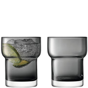 LSA - Utility Tumbler 300ml Slate x 2 Home & Kitchen