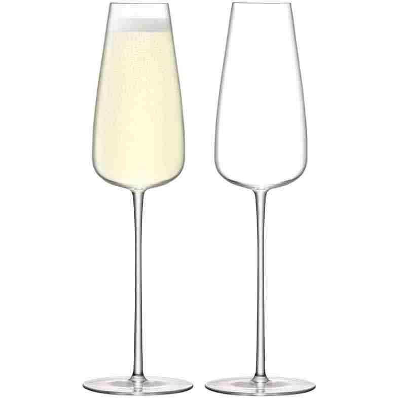 LSA - Wine Culture Champagne Flute 330ml x 2 Home & Kitchen