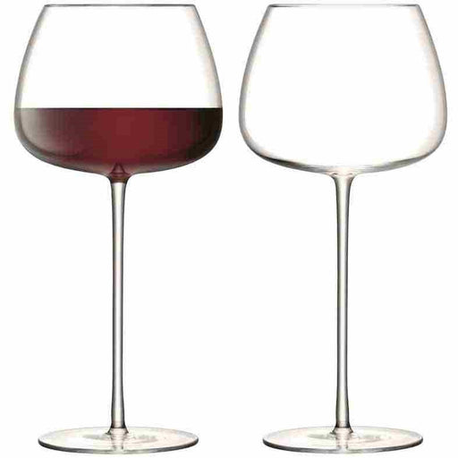 LSA - Wine Culture Red Wine Balloon Glass 590ml x 2 Home & Kitchen