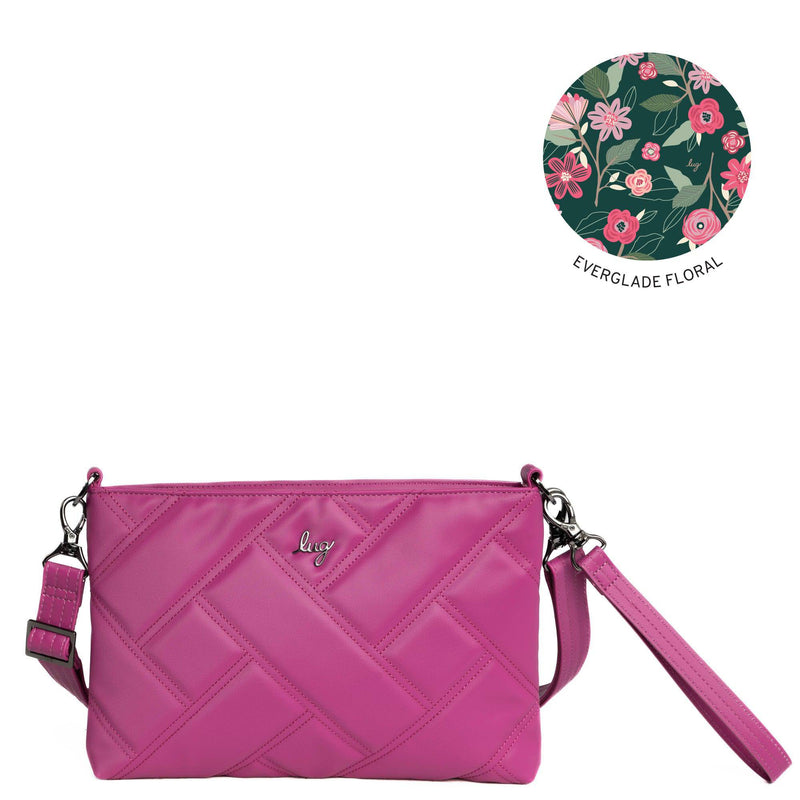 LUG Waltz Satin Luxe VL Crossbody Bag in Orchid