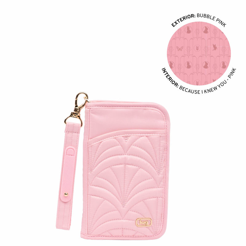 Lug - Wicked x Lug Tandem Zip RFID Wallet - Bubble Pink