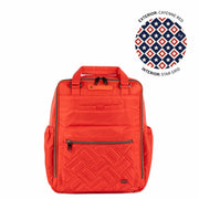 LUG Voyager Backpack in CAYENNE RED
