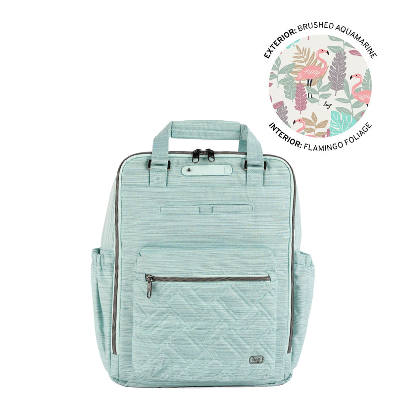 LUG Voyager Backpack in BRUSHED AQUAMARINE