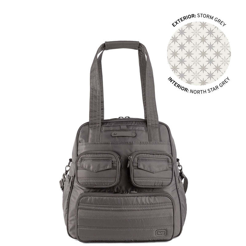 LUG Puddle Jumper LE Convertible Tote Bag in Storm Grey