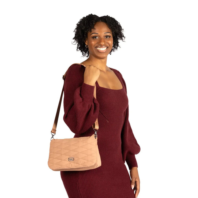 LUG - Bina CloudGo Foldover Crossbody Bag Luggage & Bags CHAI LATTE