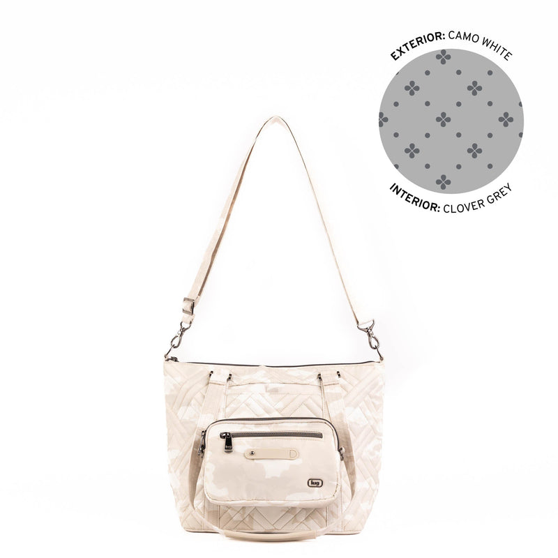 LUG - Catamaran Tote Bag & Removable Pouch Luggage & Bags CAMO WHITE