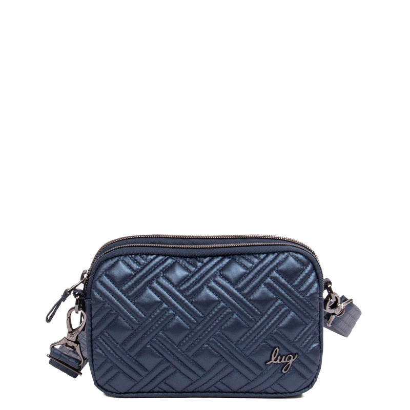 LUG - Coupe 2 Convertible Crossbody Bag Luggage & Bags Metallic Indigo