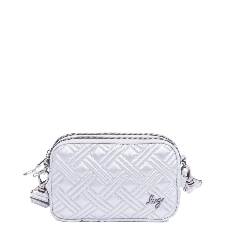 LUG - Coupe 2 Convertible Crossbody Bag Luggage & Bags Metallic Silver