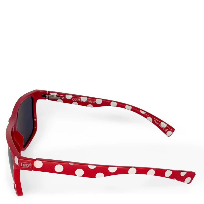 LUG - Coupe Sunglasses Apparel & Accessories Crimson Large Dot