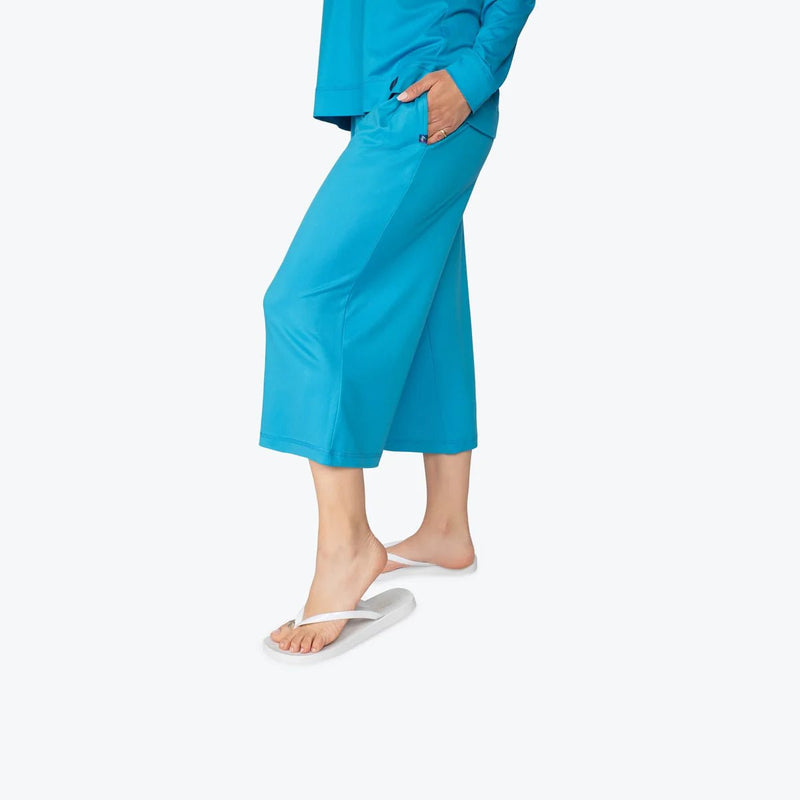 LUG - Coupe Wide Leg Pants Apparel & Accessories Sky M
