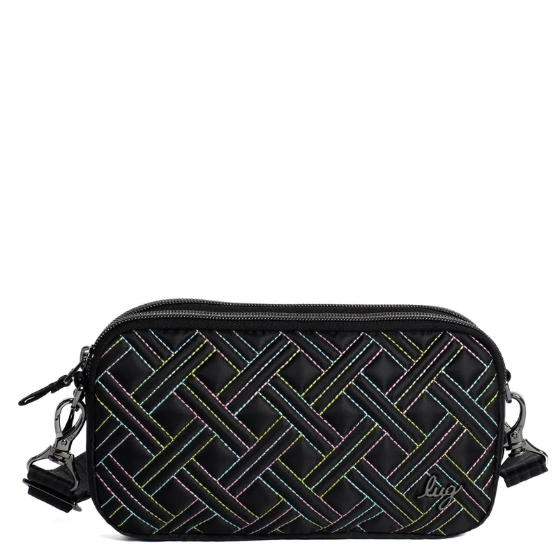 LUG - Coupe XL Convertible Crossbody Bag Luggage & Bags Black Icepop Stitch