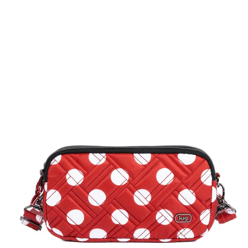 LUG - Coupe XL Convertible Crossbody Bag Luggage & Bags Crimson Large Dot
