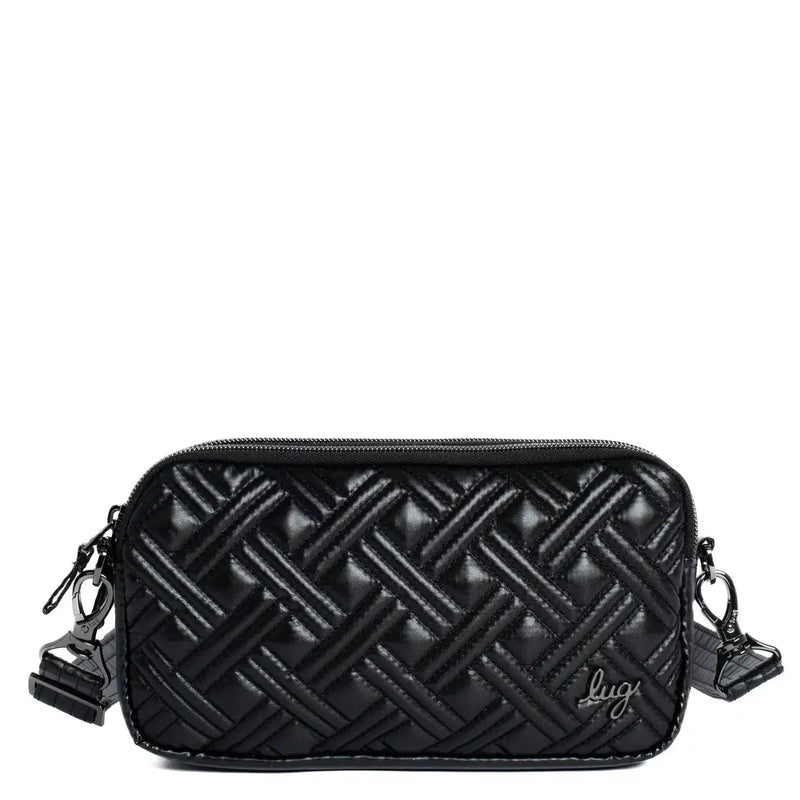 LUG - Coupe XL Convertible Crossbody Bag Luggage & Bags Metallic Black