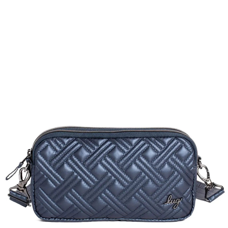 LUG - Coupe XL Convertible Crossbody Bag Luggage & Bags Metallic Indigo