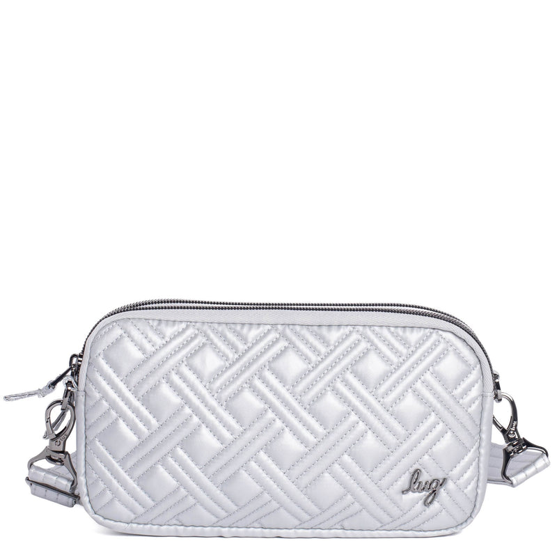 LUG - Coupe XL Convertible Crossbody Bag Luggage & Bags Metallic Silver
