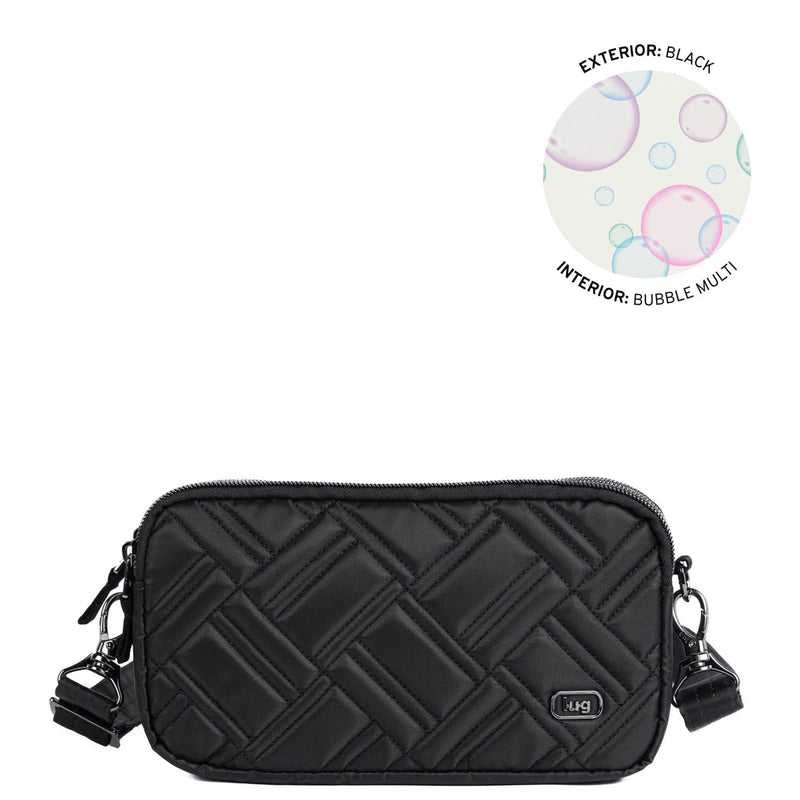 LUG - Coupe XL Plus Convertible Crossbody Bag Luggage & Bags BLACK