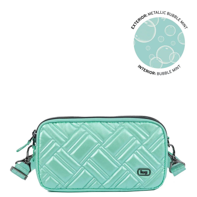 LUG - Coupe XL Plus Convertible Crossbody Bag Luggage & Bags METALLIC BUBBLE MINT