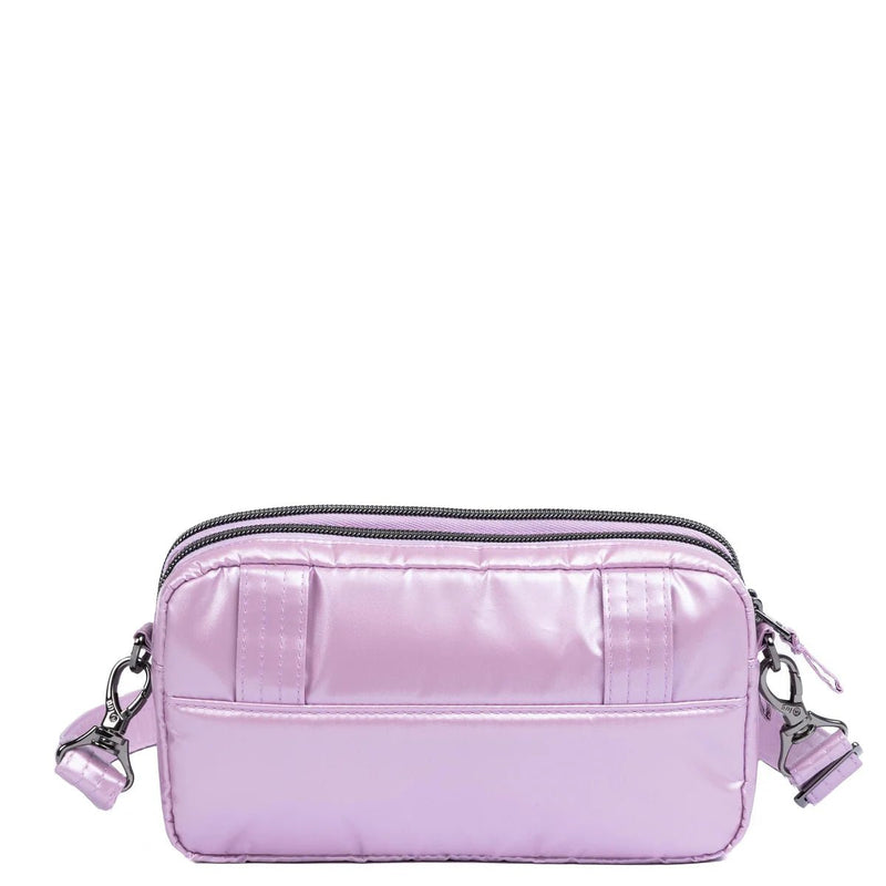 LUG - Coupe XL Plus Convertible Crossbody Bag _ METALLIC BUBBLE PURPLE Luggage & Bags