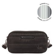 LUG - Coupe XL Plus Convertible Crossbody Bag with Charm Bar Luggage & Bags BLACK
