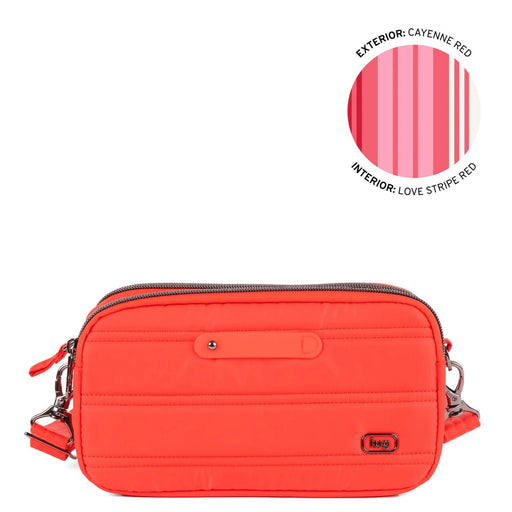 LUG - Coupe XL Plus Convertible Crossbody Bag with Charm Bar Luggage & Bags CAYENNE RED