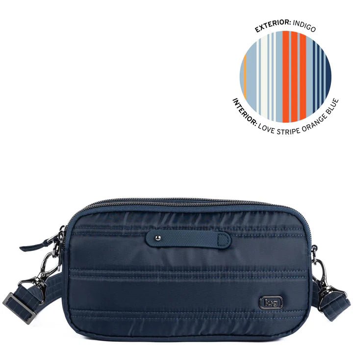 LUG - Coupe XL Plus Convertible Crossbody Bag with Charm Bar Luggage & Bags INDIGO