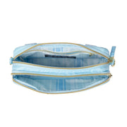 LUG - Coupe XL Plus Convertible Crossbody Bag with Charm Bar Luggage & Bags METALLIC SILVER