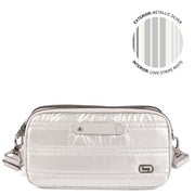 LUG - Coupe XL Plus Convertible Crossbody Bag with Charm Bar Luggage & Bags METALLIC SILVER