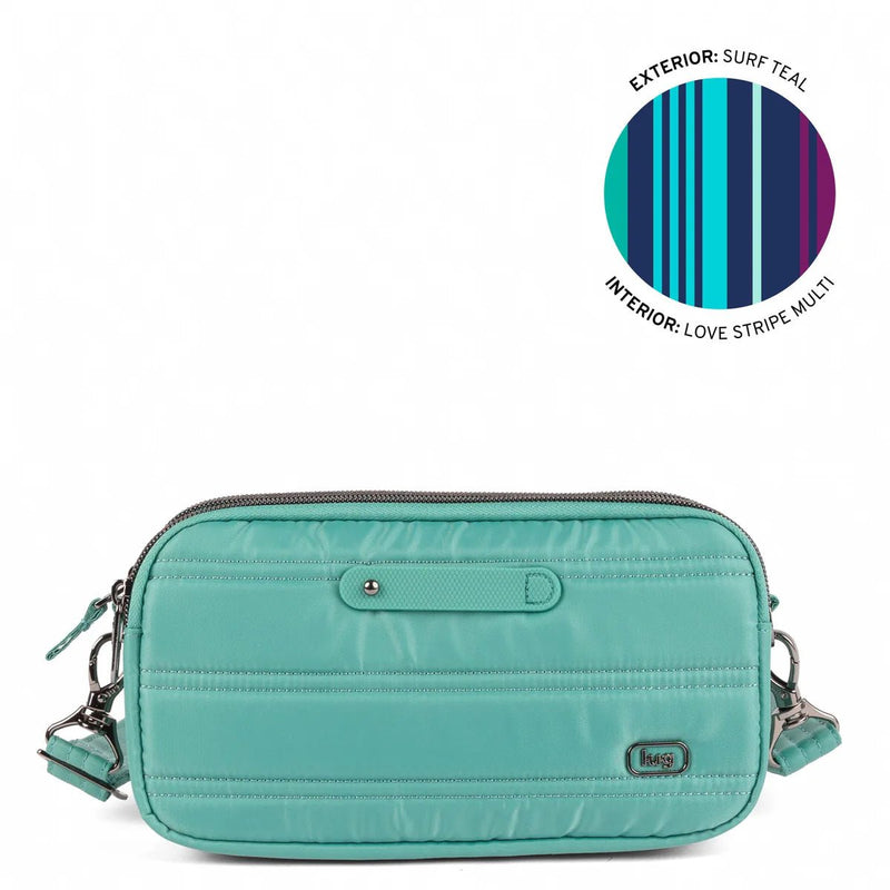 LUG - Coupe XL Plus Convertible Crossbody Bag with Charm Bar Luggage & Bags SURF TEAL