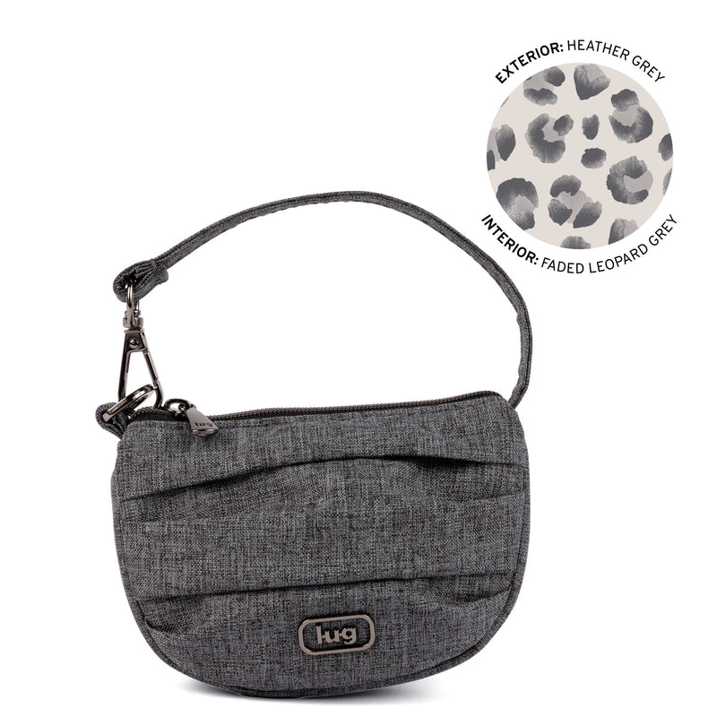 LUG - Disco Pleated Pouch Luggage & Bags HEATHER GREY