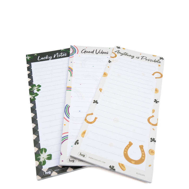 LUG - Doodle Notepad 3pk | 4.5 x 11 in