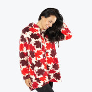 LUG Echo Sherpa Zipper Cardigan - Maples Cream