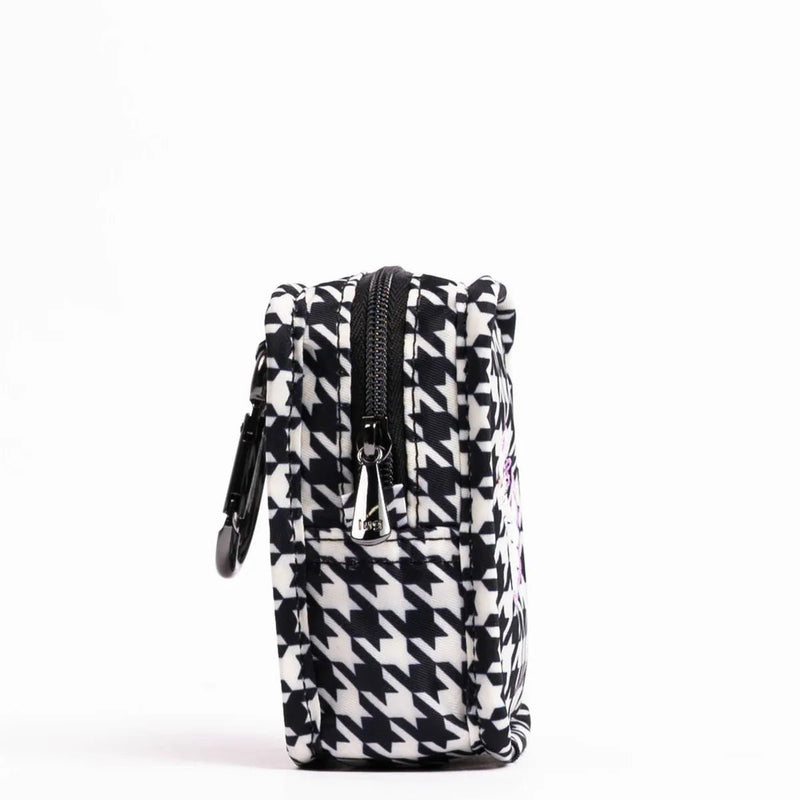 LUG - Embroidered Drizzle Zip Storage Pouch Luggage & Bags MICRO HOUNDSTOOTH
