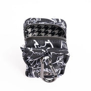 LUG - Embroidered Drizzle Zip Storage Pouch Luggage & Bags OUTLINE FLORAL BLACK