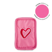 LUG - Embroidered Drizzle Zip Storage Pouch Luggage & Bags PERFECTLY PINK