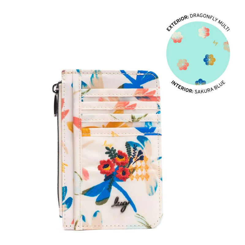 LUG - Embroidered Slide RFID Card Wallet