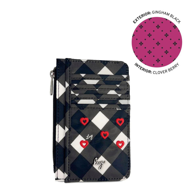 LUG - Embroidered Slide RFID Card Wallet