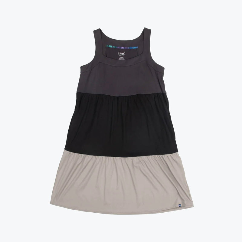 LUG - Flare Colorblock Dress