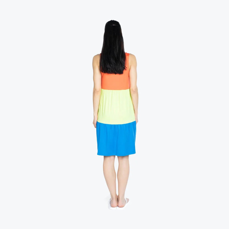 LUG - Flare Colorblock Dress