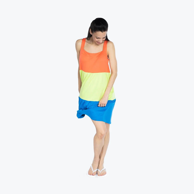 LUG - Flare Colorblock Dress