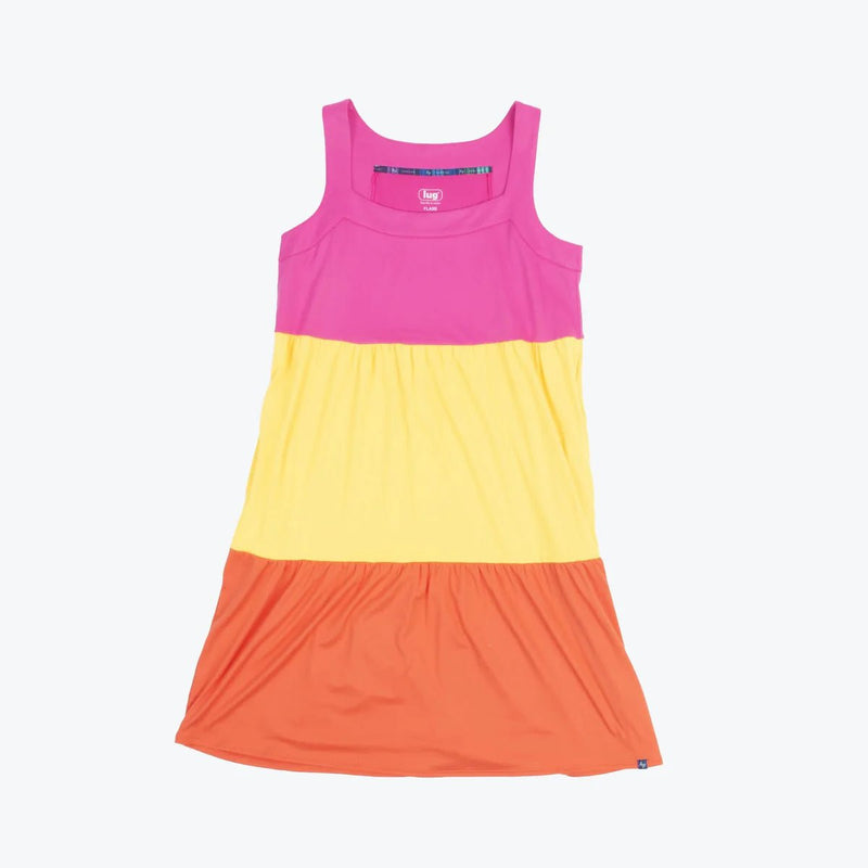 LUG - Flare Colorblock Dress
