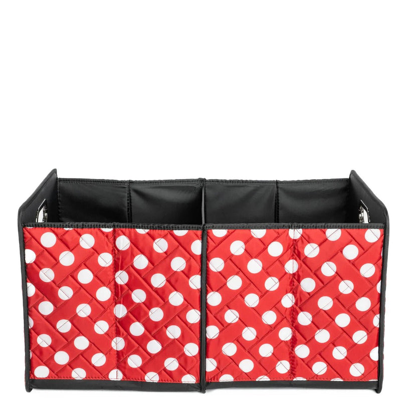 LUG - Flatbed 2 Collapsible Organizer Luggage & Bags HEART IKAT MULTI