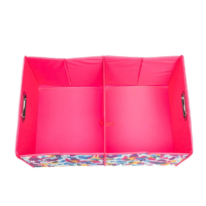 LUG - Flatbed 2 Collapsible Organizer Luggage & Bags HEART IKAT MULTI