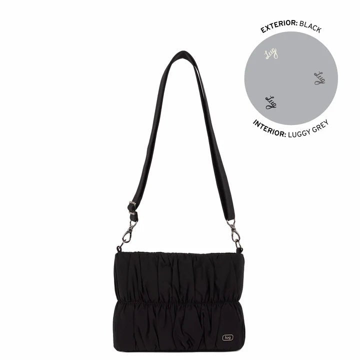 LUG - Flounce CloudGo Ruched Crossbody Bag