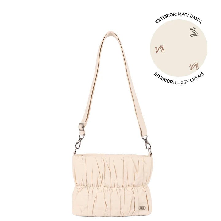 LUG - Flounce CloudGo Ruched Crossbody Bag